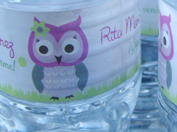 Etiquetas botellas agua