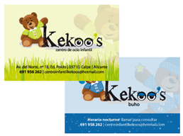 Tarjetas de visita Kekoo's